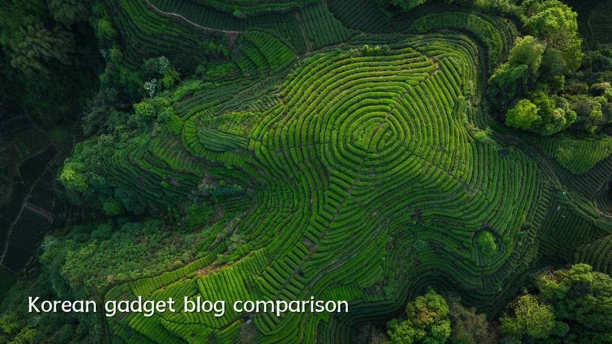 Korean gadget blog comparison