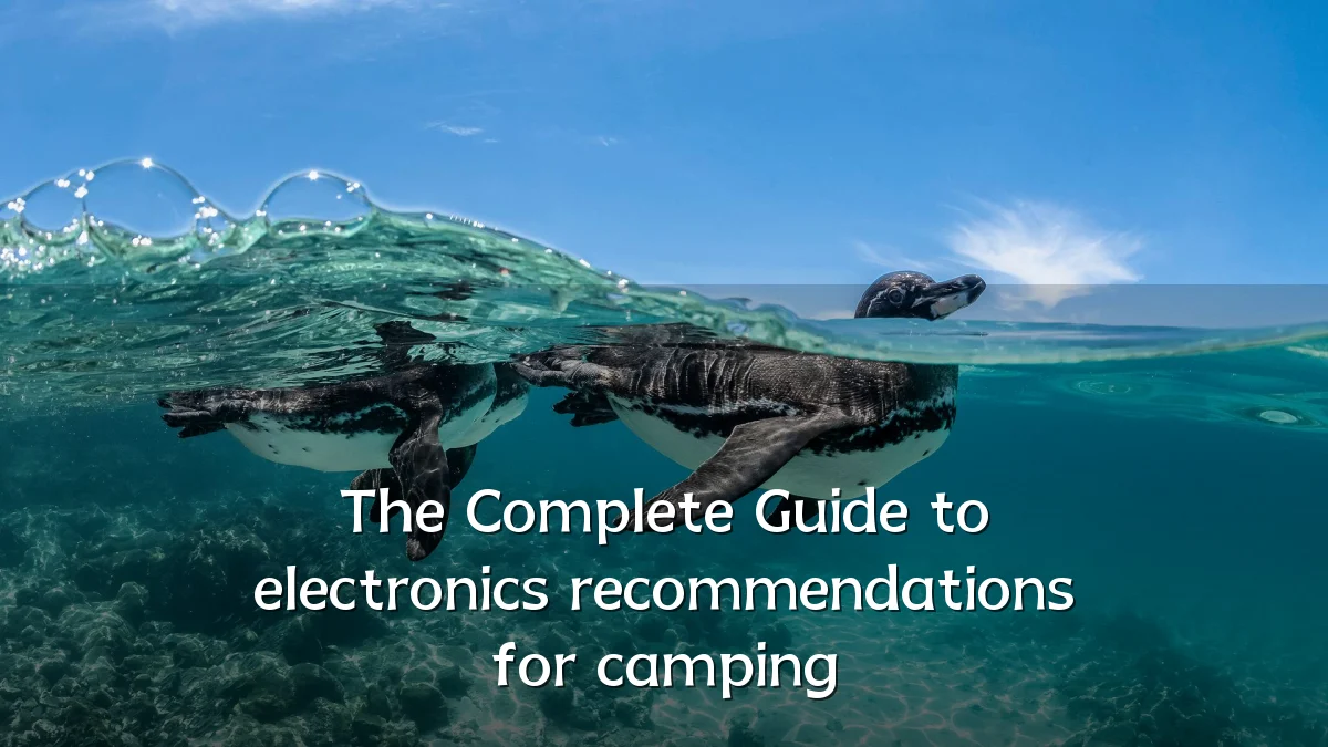 The Complete Guide to electronics recommendations for camping