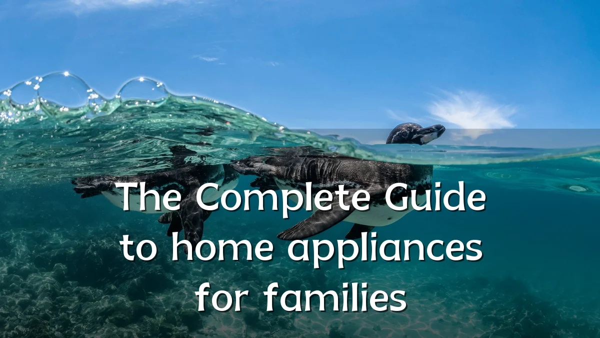 The Complete Guide to home appliances for families