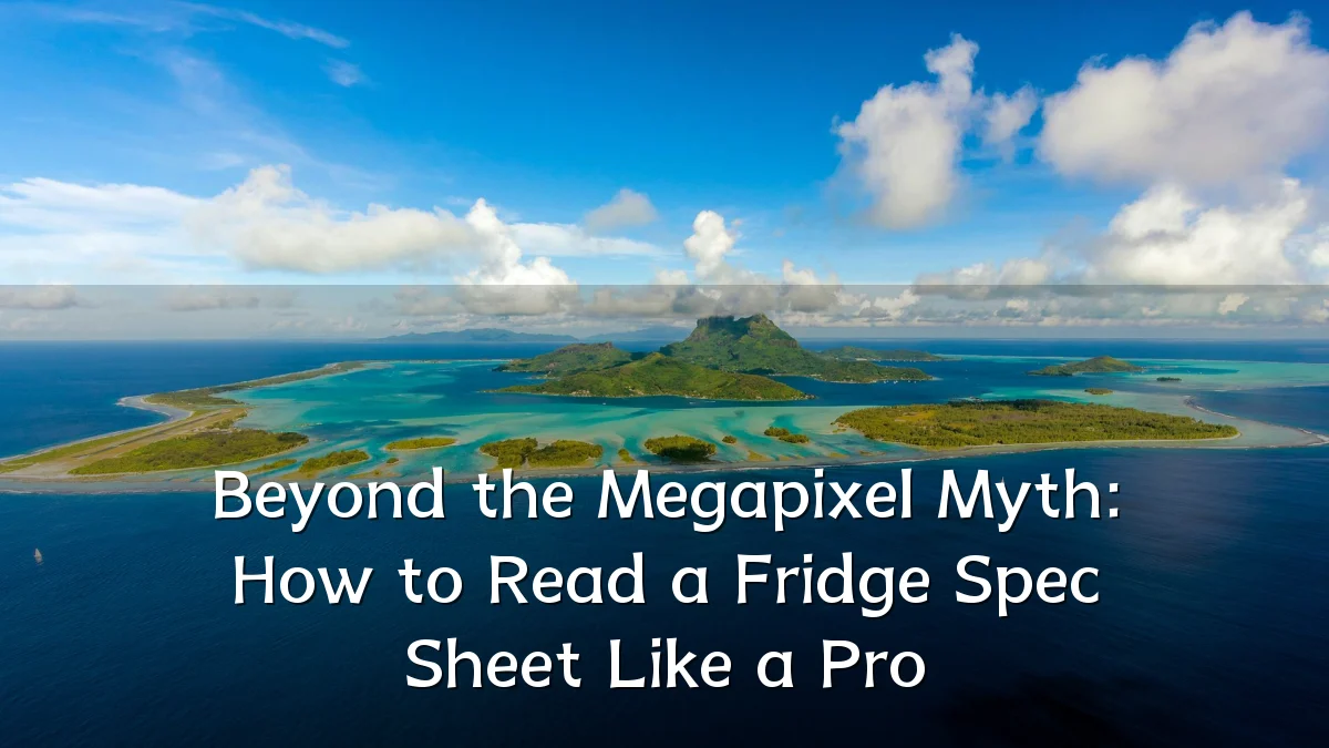 Beyond the Megapixel Myth: How to Read a Fridge Spec Sheet Like a Pro