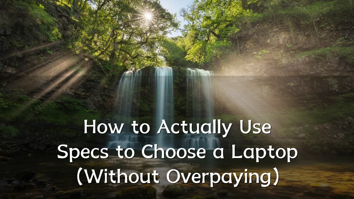 How to Actually Use Specs to Choose a Laptop (Without Overpaying)
