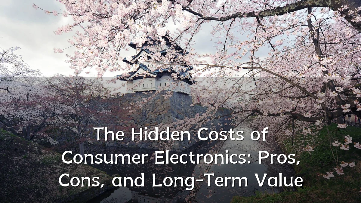 The Hidden Costs of Consumer Electronics: Pros, Cons, and Long-Term Value