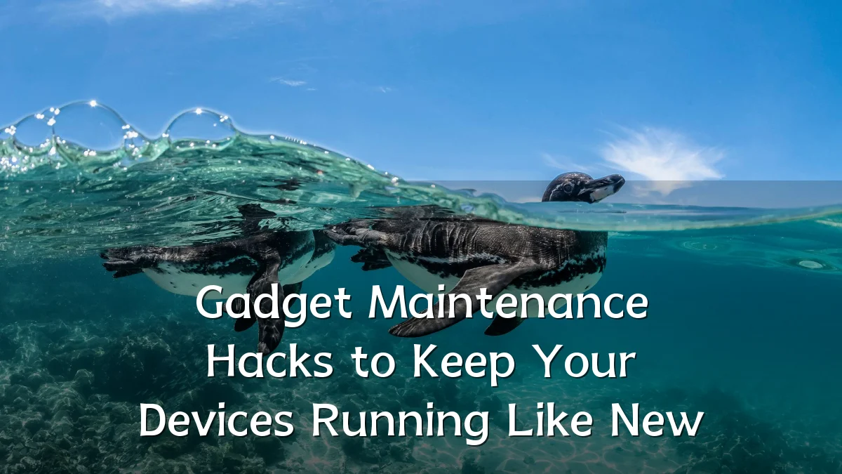 Gadget Maintenance Hacks to Keep Your Devices Running Like New